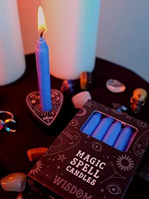 Magic Spell Kaarsen Wijsheid (Blauw - 12 stuks) Magic Spell Kaarsen Wijsheid (Blauw - 12 stuks)