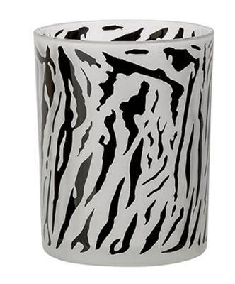 Theelichthouder Zebra