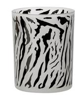 Theelichthouder Zebra - thumbnail