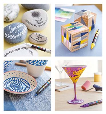 Uni POSCA paintmarker PC-1MR, 0,7 mm, doos van 16 stuks in geassorteerde kleuren