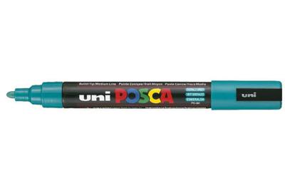 Uni Posca verfmarker pc5m smaragd groen - conische punt 2,5 mm