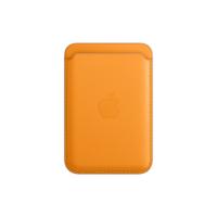 Apple Leren kaarthouder met MagSafe (1st gen) voor iPhone California Poppy - thumbnail