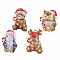 Kerstverlichting Dier Acryl 32 LED Assorti 1st - thumbnail