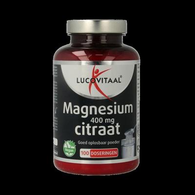 Lucovitaal Magnesium 400mg Citraat 250gr Lucovitaal Magnesium 400mg Citraat 250gr