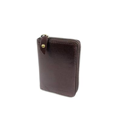 Leren Creditcardhouder JIM Waaier Bruin Leren Creditcardhouder JIM Waaier Bruin