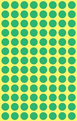 Avery-Zweckform 3012 Etiketten Ø 8 mm Papier Groen 416 stuk(s) Permanent hechtend Etiketten voor markeringspunten - thumbnail
