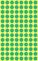 Avery Ronde etiketten diameter 8 mm, groen, 416 stuks - thumbnail