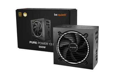 BeQuiet PURE POWER 13 M 550W PC-netvoeding 550 W ATX 80 Plus Gold