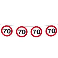 70 Jaar Verkeersbord Slinger - 12 meter - thumbnail