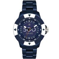 Horloge Uniseks Light Time POKER (Ø 41 mm) - thumbnail