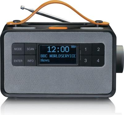 Lenco -PDR-065 Black Radio's, MP3 en CD-speler, meerkleurig (702410)