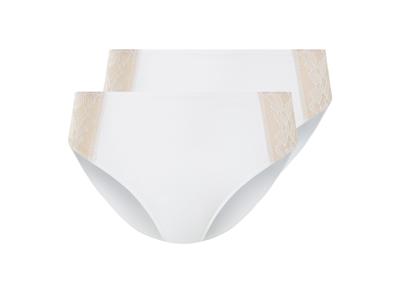 esmara 2 dames slips (Wit, L (44/46))