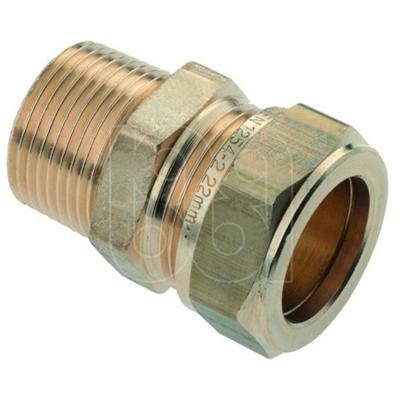 Bonfix knelkoppeling - Puntstuk - 3/4 x 28mm - Messing