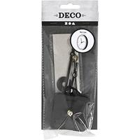 Creativ Company Klokonderdelen en uurwerken, max. afstand 3 mm, zwart, 1 set - thumbnail