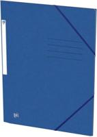 Elastomap oxford top file a4 3 kleppen 390gr blauw - thumbnail