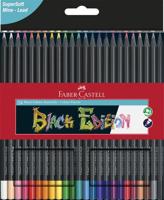 Faber Castell fc-116424 kleurpotloden black edition in etui 24 stuks - thumbnail
