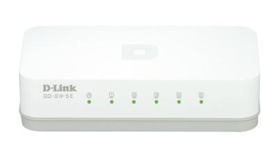 D-Link GO-SW-5E Netwerk switch 5 poorten 100 MBit/s D-Link GO-SW-5E Netwerk switch 5 poorten 100 MBit/s