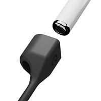 KeyBudz AirStrapz houder bevestigingsband, voor Apple AirPods Pro & AirPods, hoofdtelefoon oortelefoon accessoires, zwart - thumbnail
