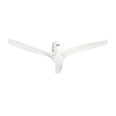 HOMBLI Smart Ceiling Fan & Light - White & White Wood Smartverlichting