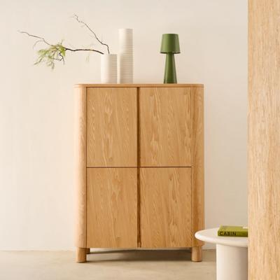 Kave Home Opbergkastje 'Salaya' Essenhout, 134 x 100cm Kave Home Opbergkastje 'Salaya' Essenhout, 134 x 100cm