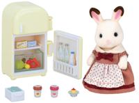 Actiefiguur Sylvanian Families Mom Rabbit Chocolate / Refrigerator - thumbnail