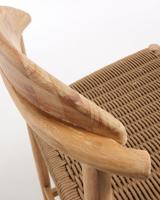 Kave Home Barkruk 'Nina' kleur Beige (zithoogte 62cm) - thumbnail