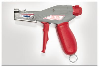 HellermannTyton MK9SST Verwerkingsgereedschap voor roestvrijstalen kabelbinders uit de MBT-/MAT-serie, MK Grijs, Rood HellermannTyton MK9SST Verwerkingsgereedschap voor roestvrijstalen kabelbinders uit de MBT-/MAT-serie, MK Grijs, Rood