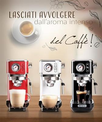 Ariete moderna espresso slim 1381/14 espressomachine (wit)