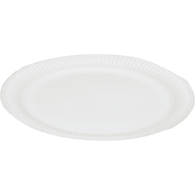 Depa Bord | rond | 1-vaks | karton | Ø23cm | wit | 240 stuks