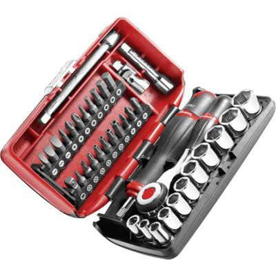 Facom Ultra Compacte Doppenset 1/4" 6-kant met Ratel R.360 - R.360NANOPB - thumbnail