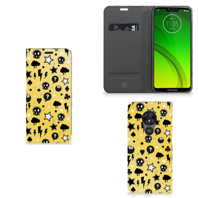Mobiel BookCase Motorola Moto G7 Power Punk Geel Mobiel BookCase Motorola Moto G7 Power Punk Geel