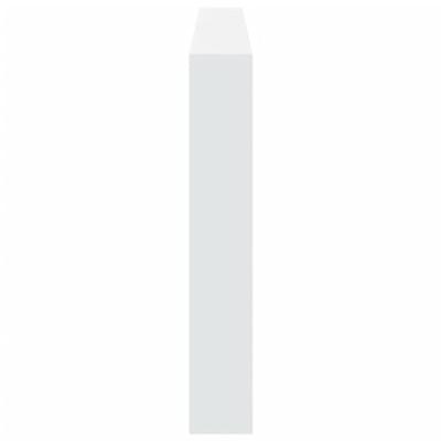 Hoofdbordkast met LED-verlichting 200x17x102 cm wit Hoofdbordkast met LED-verlichting 200x17x102 cm wit