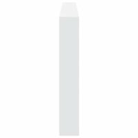 Hoofdbordkast met LED-verlichting 200x17x102 cm wit - thumbnail