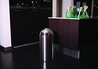 Push Can prullenbak 40L mat chroom - thumbnail