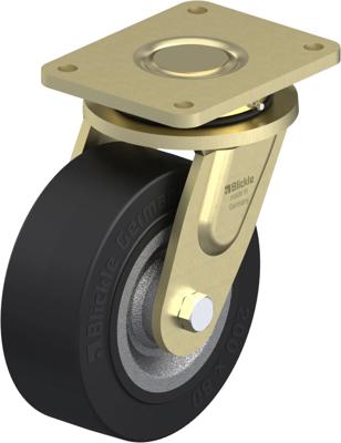 Blickle LS-SE 202K Zwenkwiel Wieldiameter: 200 mm Draagvermogen (max.): 850 kg 1 stuk(s)