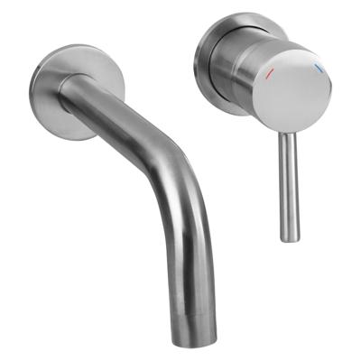 Differnz Differnz muurkraan inbouw koud/warmwater rechts - mat chroom Differnz Differnz muurkraan inbouw koud/warmwater rechts - mat chroom