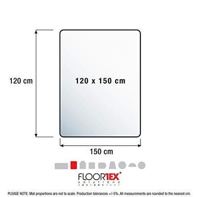 Floortex vloermat Computex, voor harde oppervlakken, rechthoekig, ft 116 x 150 cm