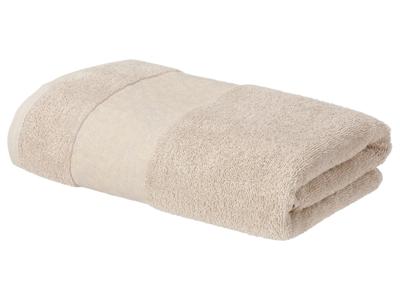 LIVARNO Handdoek 70 x 140 cm (grijs/beige print) LIVARNO Handdoek 70 x 140 cm (grijs/beige print)