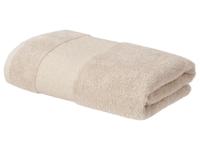 LIVARNO Handdoek 70 x 140 cm (grijs/beige print) - thumbnail
