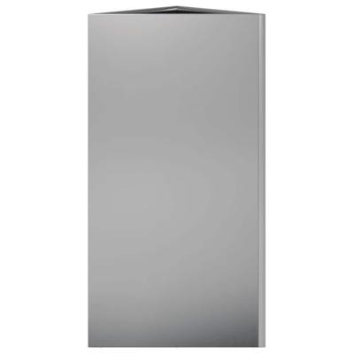 Plantenbakken 2 st driehoek 40x34,5x70 cm gegalvaniseerd staal