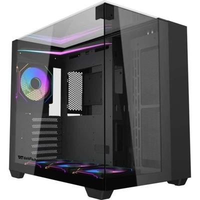 PC-behuizing - Darkflash - TH285 Zwart - Mid-tower - ATX-vormfactor - 4x120mm A-RGB - Zwart
