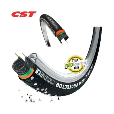 Cst buitenband platinum prot 28 x 1 5/8-1 3/8 (37-622) zwart