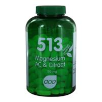 AOV 513 Magnesium Bisglycinaat & Citraat Tabletten - thumbnail