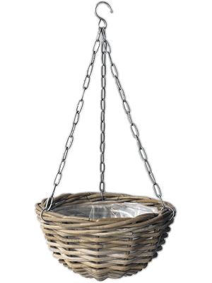 Hangmand Rotan Grijs Ø30cm