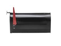 Amerikaanse brievenbus US Mailbox - aluminium zwart - thumbnail