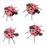 Lieveheersbeestjes Bewegende Kop (Set van 4) - thumbnail