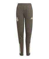 adidas Real Madrid Trainingsbroek 2025-2026 Kids Grijs Lichtgroen - thumbnail