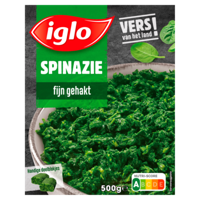 Iglo Spinazie fijn gehakt 500 g bij Jumbo - thumbnail