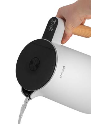 Roestvrijstalen waterkoker Wit 1,5 l Zout & Peper Concept RK3300