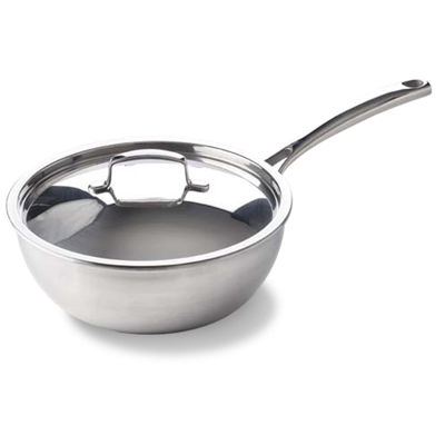 BK Superior Tri-Ply sauteuse 24 cm met deksel